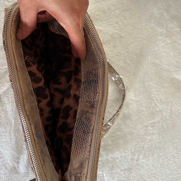 NEW B Makowsky Snakeskin Boho bag - Picture 7 of 11